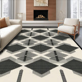 Chic Geometric Trellis Arrangement(Beige)