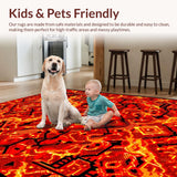Exuberant Geometric Lava Influence(Red)