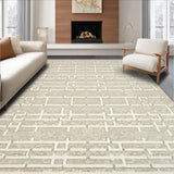 Chic Beige Tiled Accent(Beige)