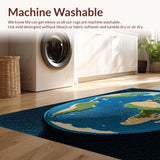 Space View World for Entryway Decor(Blue)