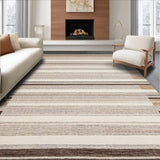 Artful Modern Checked Composition(Beige)