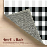 Rustic Black and White Check(Black)
