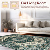 Rustic Textured Oriental Design Flair(White)