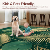 Tropical Oasis Leaf Motif(Green)