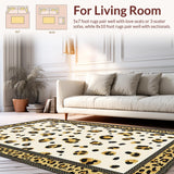 Striking Cheetah Border Ethnic Style(Beige)