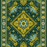 Eclectic Floral Green Palette(Green)