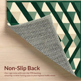 Modern Geo with Interlocking Diamond and Chevron(Green)