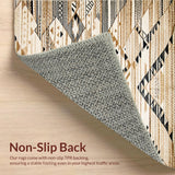 Minimalist Geometric Wave Design(Beige)