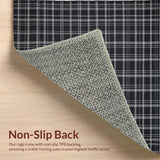 Sleek Monochrome Geometric Texture(Black)