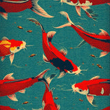 Stylish Red Fish Front Door Accent Mat(Red)