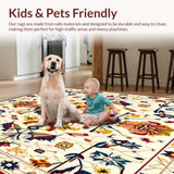 Mid Century Rainbow Oushak in Beige and Ivory(Ivory)