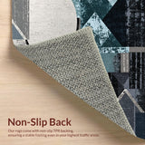 Contemporary Neutral Meditation Space Non Slip(Gray)