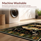 Rustic Wildlife Artful Scene(Black)