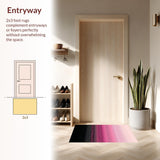Chic Ombre Geometric Aesthetic(Pink)