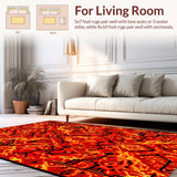 Exuberant Geometric Lava Influence(Red)
