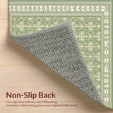 Cream Motif Vintage Inspired Aesthetic(Green)