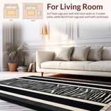 Chic Safari Inspired Black and White(Black)