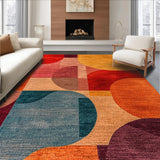 Multi Colored Entryway Non Slip(Red)