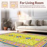 Vibrant Playful Geometric Mosaic(Yellow)