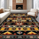 Modern Tribal Motif with Bold Contrast(Red)