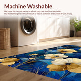 Modern Playful Botanical Motif(Blue)