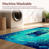 Colorful Ocean Waves Design(Blue)