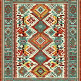 Vibrant Diamond Geometric Flair(Red)