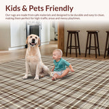 Sophisticated Vintage Checkered Appeal(Brown)