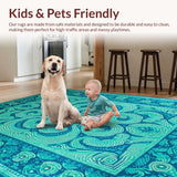 Eclectic Vibrant Artistic Design(Blue)