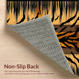 Bold Tiger Print Decorative Accent(Beige)