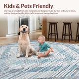 Modern Blue Lattice Design(Blue)
