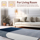 Transitional Medallion Style Decor(Blue)