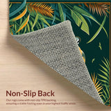 Rustic Green Tropical Motif(Orange)