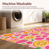 Animated Multicolor Fruit Artwork(Pink)