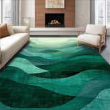 Contemporary Abstract Green Tones(Green)