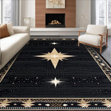 Earthy Rustic Star Motif(Black)