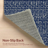Modern Ogee Design with Contrast(Blue)