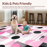 Stylish Tiled Geometric Motif(Pink)
