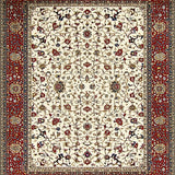 Chic Geometric Tiled Arrangement(Red)