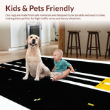 Aviation Inspired Colorful Play Mat(Black)