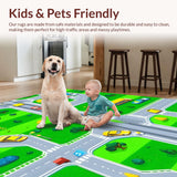 Vibrant Cityscape Playful(Green)