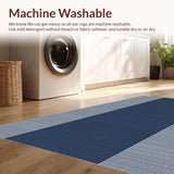 Artful Navy and White Composition(Blue)