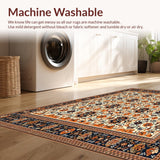 Natural Fiber Boho Spiced Border(Orange)