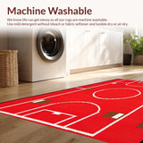 Contemporary Playful Sports Imagery(Red)