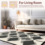 Chic Geometric Trellis Arrangement(Beige)