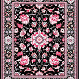 Vibrant Retro Floral Display(Black)
