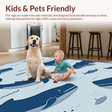 Adorable Coastal Wildlife Patterning(Blue)
