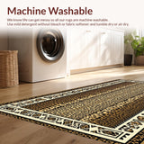Faux Cheetah Area for Rustic Decor(Brown)