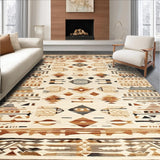 Elegant Vintage Floral Geometry(Beige)