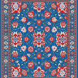 Dynamic Multicolored Lattice Inspired Layout(Blue)